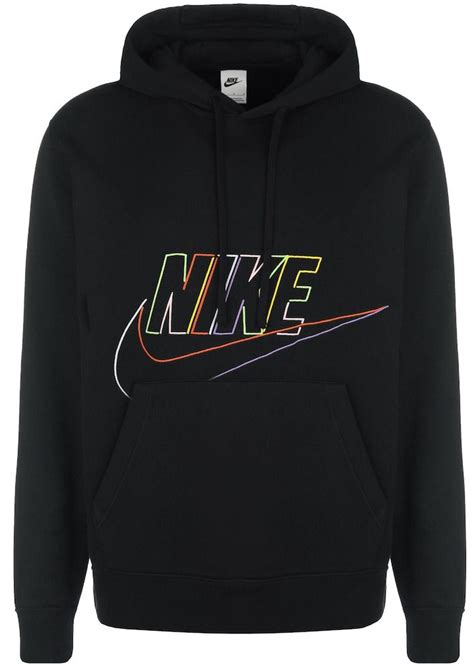 nike sweatshirt herren schwarz mit logoprint am arm|Herren Schwarz Hoodies .